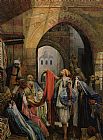 John Frederick Lewis A Cairo Bazaar - The Della 'l' painting